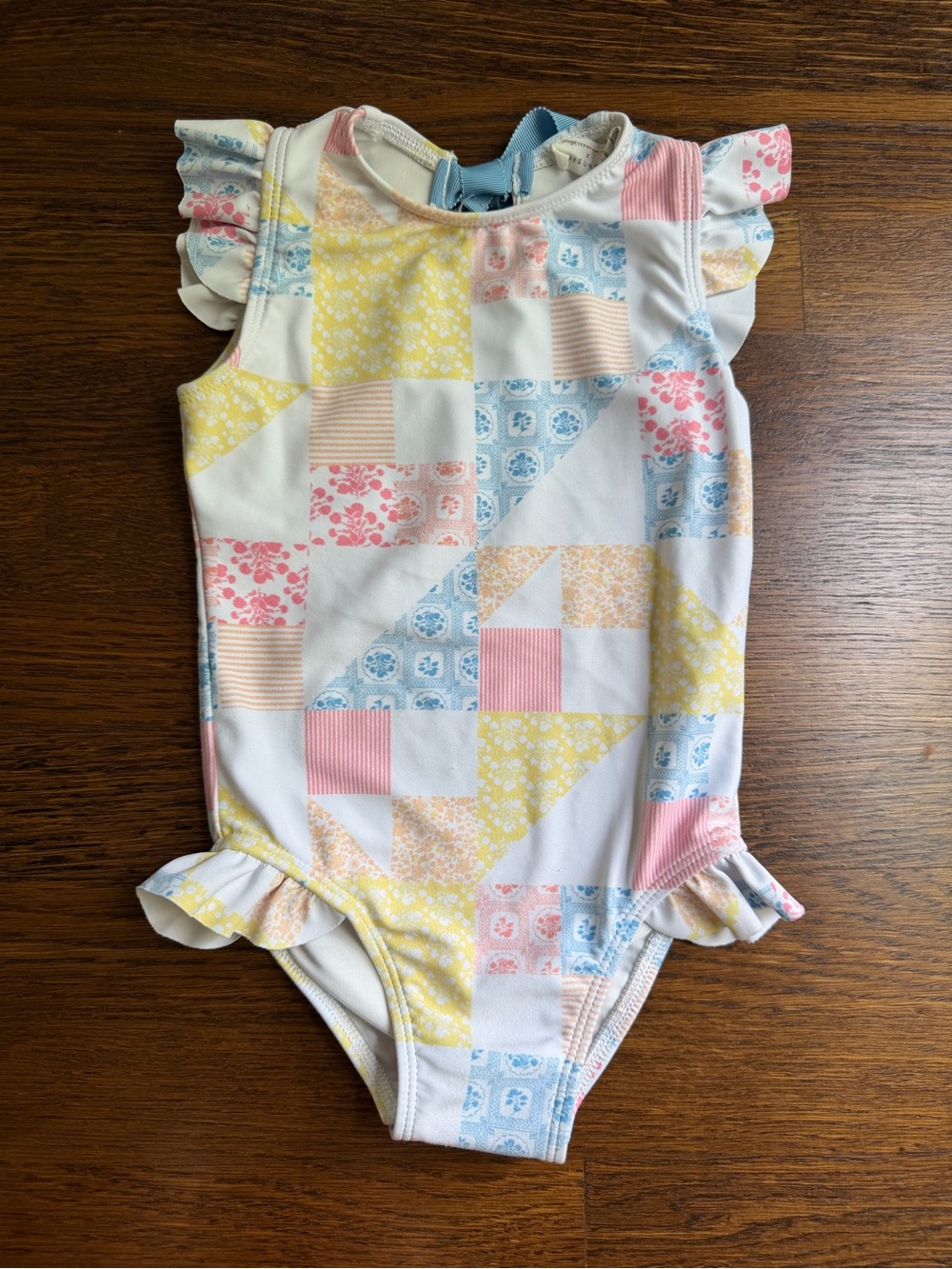 Minnow x Maisonette Ruffle Cap One Piece